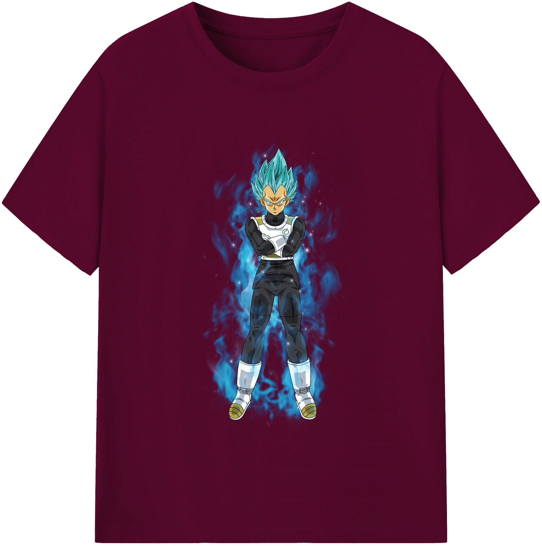 （画像用） ドラゴンボール ベジータ四世（Bejīta Yonsei）DRAGON BALL Vegeta IV レディースカジュアルプリントTシャツ（綿100％）